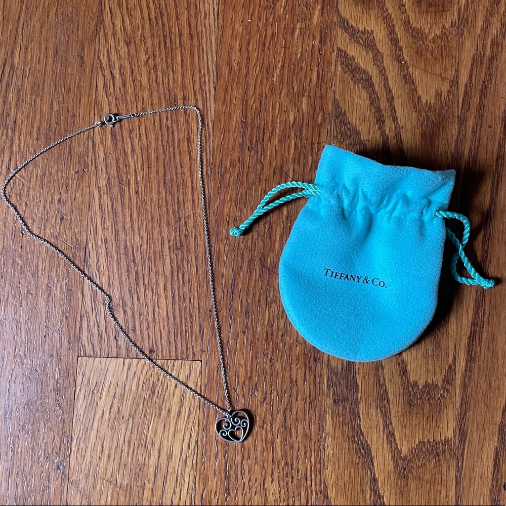 Tiffany & Co. Silver Heart Necklace